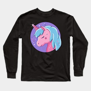 Unicorn dream adorable fantasy sweetness Long Sleeve T-Shirt